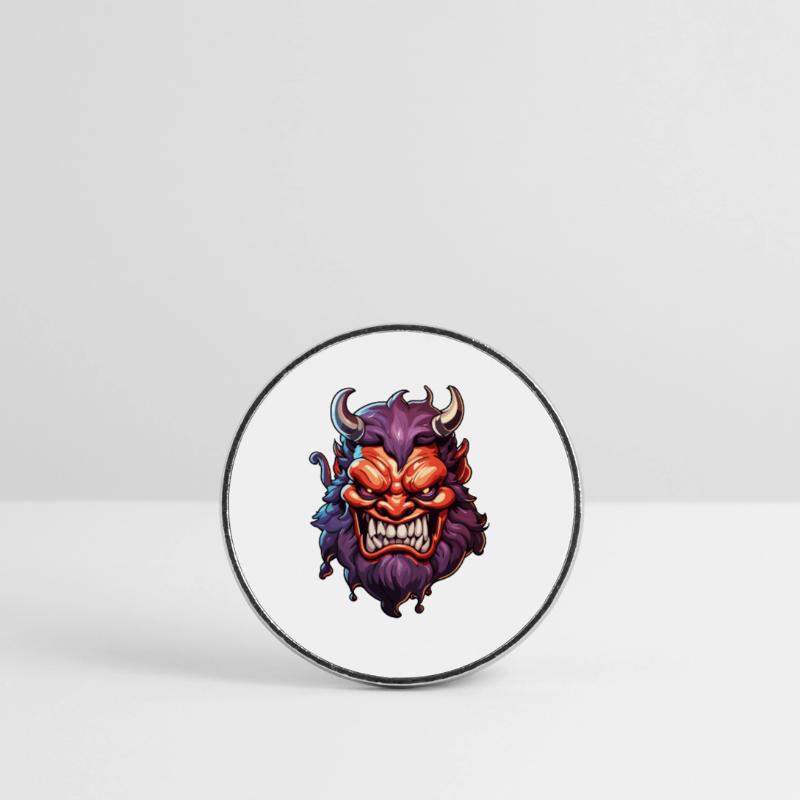 Devil / Hell / Horror / Devilish / Evil Round  fridge magnet