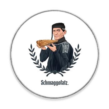 Rieser Grantler // Illustration - Runder Kühlschrankmagnet - Weiß - Vorne