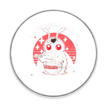 Really Love Ramen - Runder Kühlschrankmagnet - Weiß - Vorne