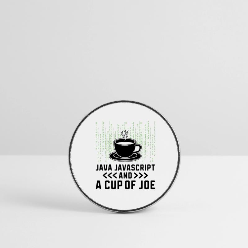 Café Codage Programmeur Codeur Développeur Nerd Coff Magnet rond