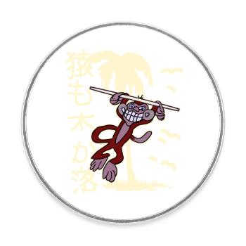 Dictons d’anime kawaii japonais - Magnet rond - blanc - Devant