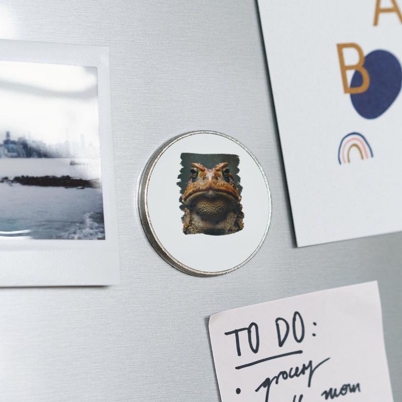 Round  fridge magnet