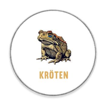 Toad Toads Toad - Round  fridge magnet - white - Front