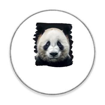 Giant Panda Große Pandas Großer Panda - Runder Kühlschrankmagnet - Weiß - Vorne
