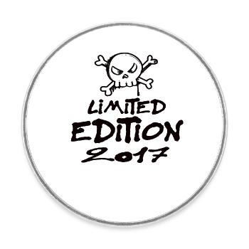 Limited Edition 2017 Geburtstag 2017 Geboren - Runder Kühlschrankmagnet - Weiß - Vorne