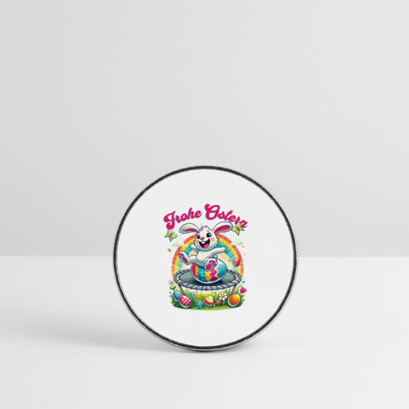 Easter Happy Easter Easter Bunny Easter Egg Spring Round  fridge magnet