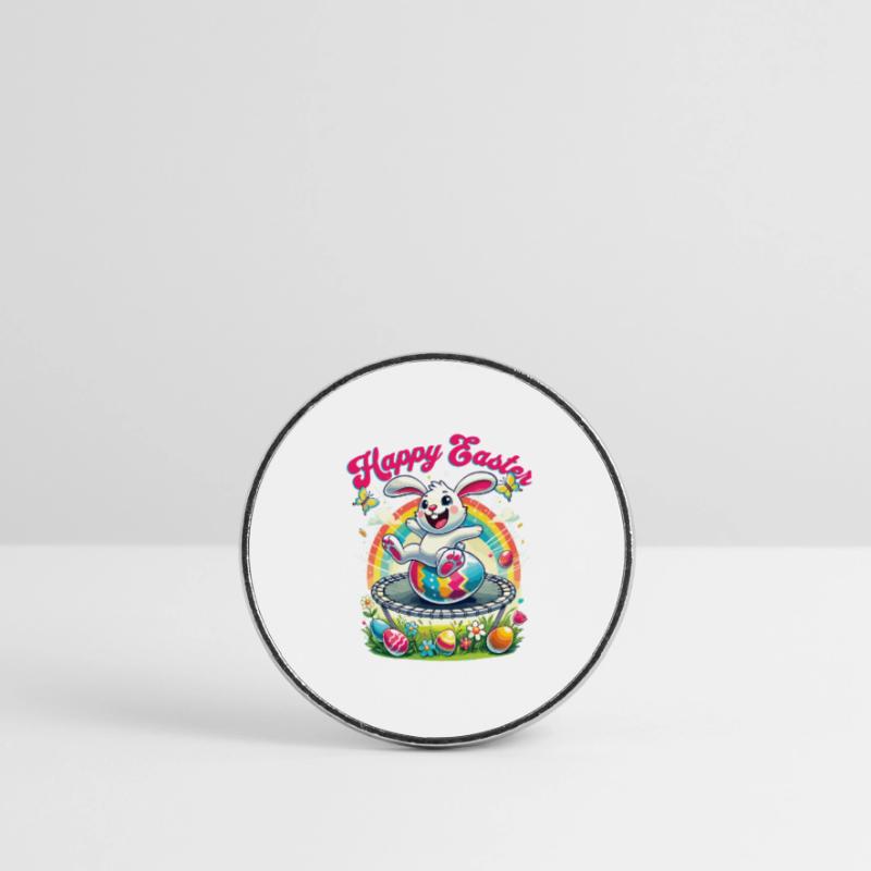 Easter Happy Easter Easter Bunny Easter Egg Spring Round  fridge magnet