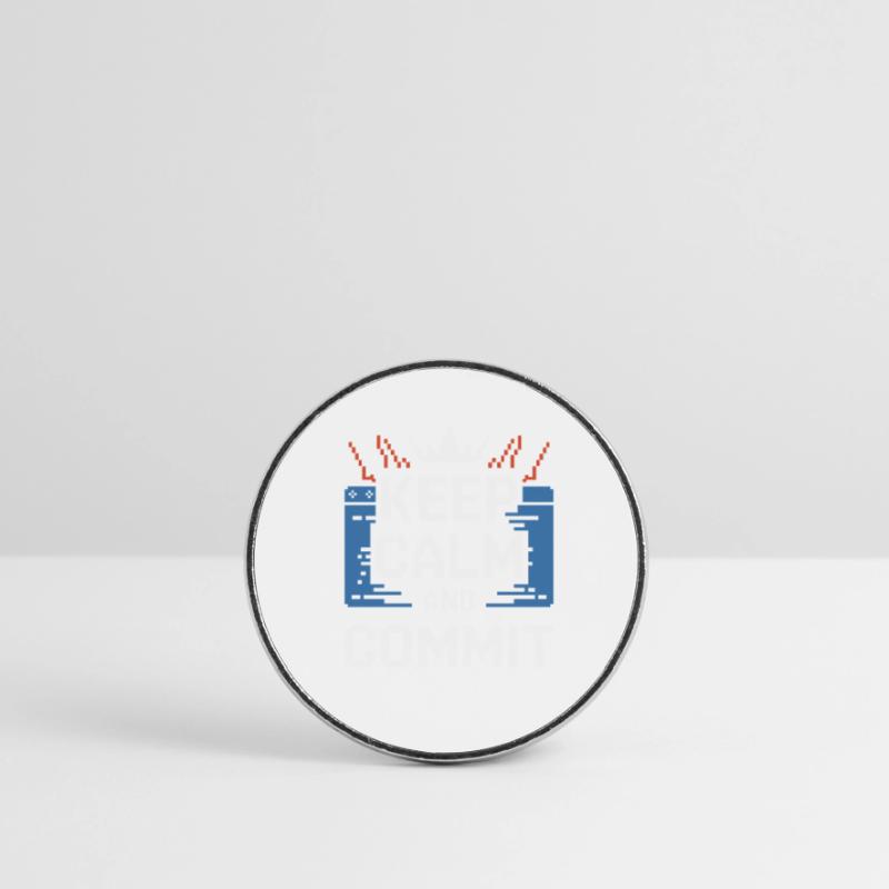 Coding Ninja Programmer Debugging Master Round  fridge magnet