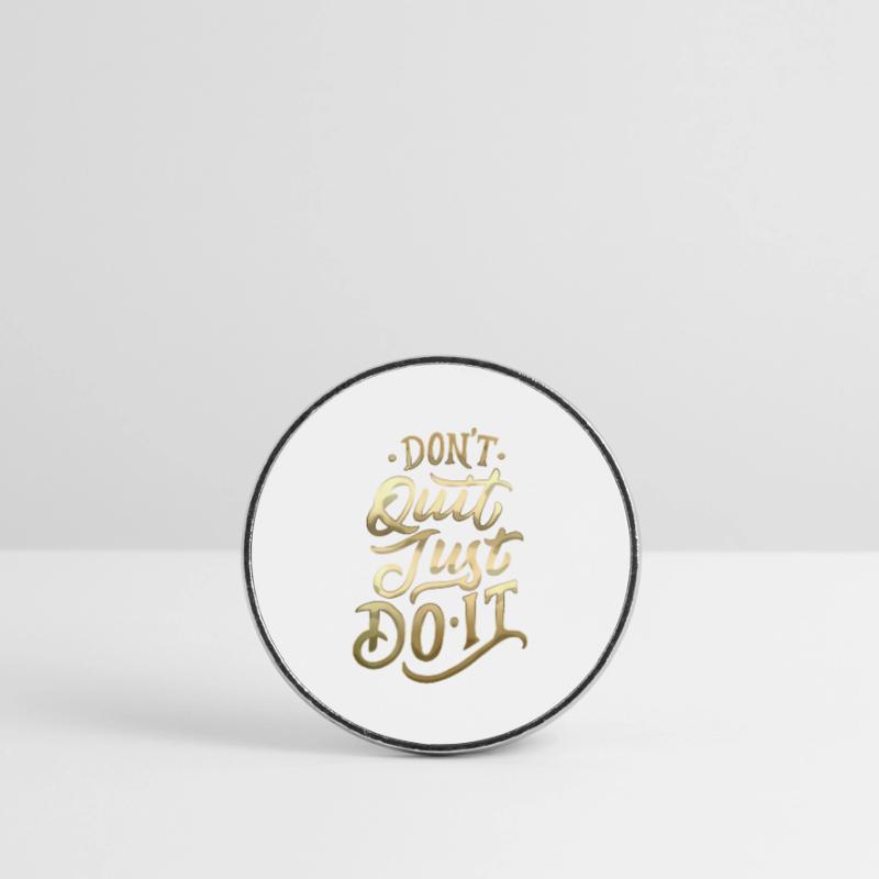 Ne quittez pas Gradient Script Magnet rond