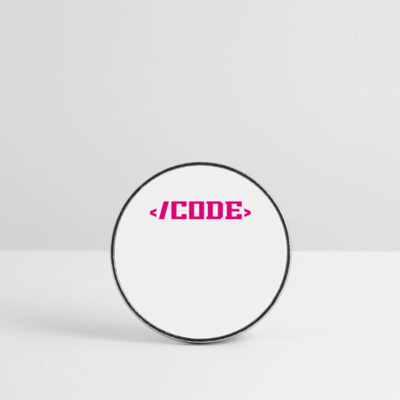 Codage Programmation informatique Magnet rond