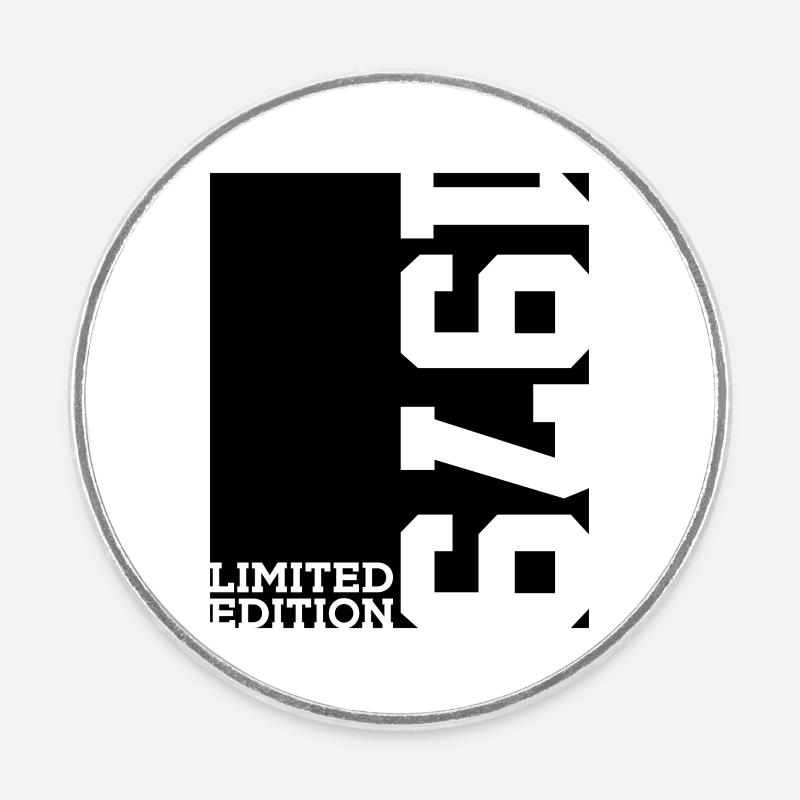 ÉDITION LIMITÉE 47E ANNIVERSAIRE 1979 - Magnet rond - blanc