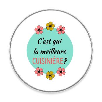 GRANNY. GRANDMA - Round  fridge magnet - white - Front