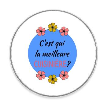 GRANNY. GRANDMA - Round  fridge magnet - white - Front