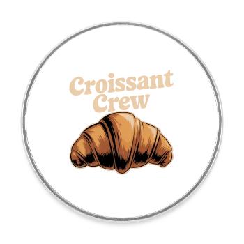 Croissant Crew - Round  fridge magnet - white - Front