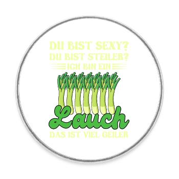 Haltérophiles TU ES SEXY, TU ES PLUS RAIDE Fun - Magnet rond - blanc - Devant