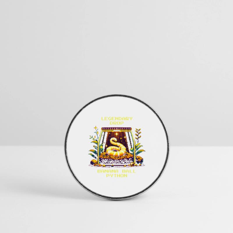 Découverte légendaire : python romain banane | Python Magnet rond