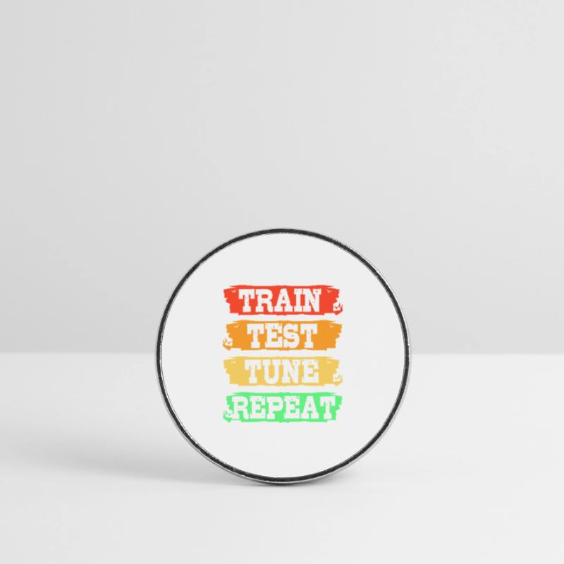 GPT Coder Programmer Round  fridge magnet