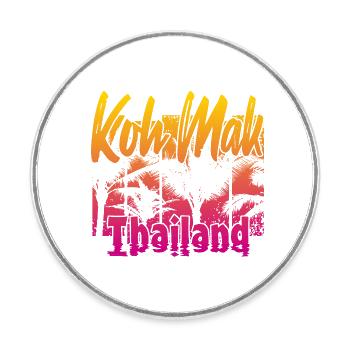 Koh Mak Thaïlande - Magnet rond - blanc - Devant