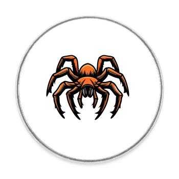 Bande dessinée Tarentule - Magnet rond - blanc - Devant