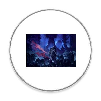 The Graveyard - Round  fridge magnet - white - Front