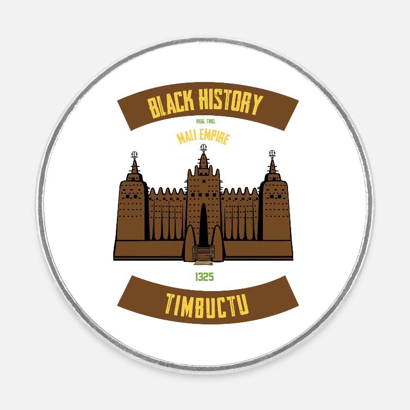 Mali Empire M-Edition - Magnet rond - blanc