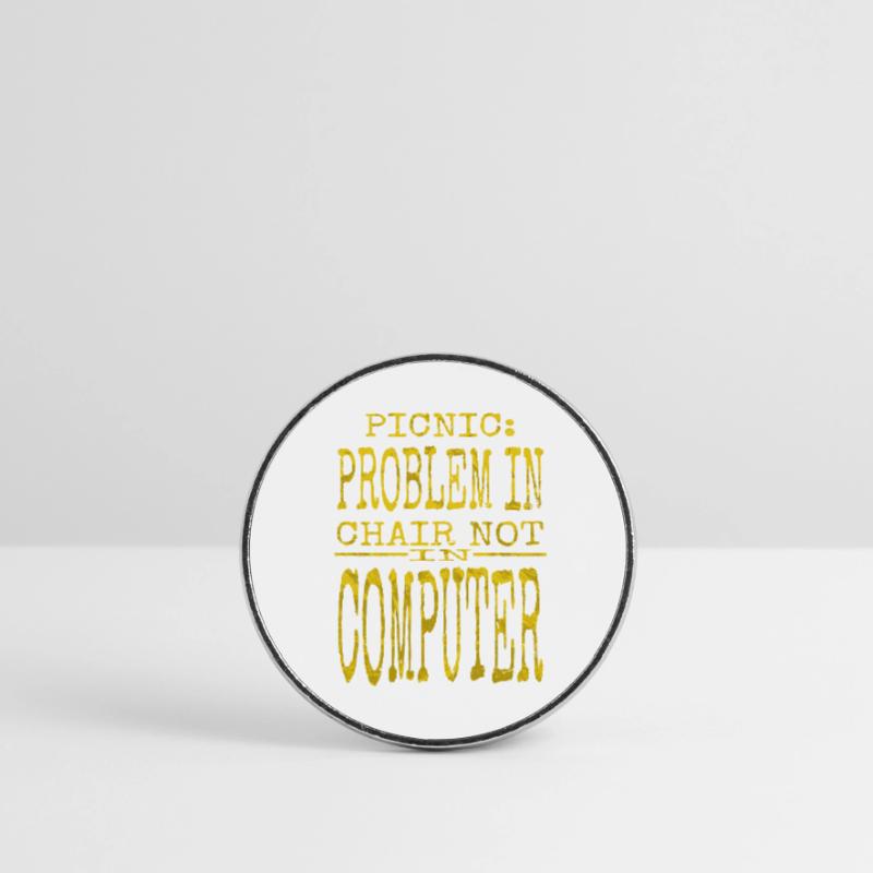 Hacking Computer Codes Programming Funny Quote Round  fridge magnet