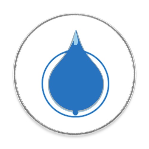 Water Drop - Magnet rond