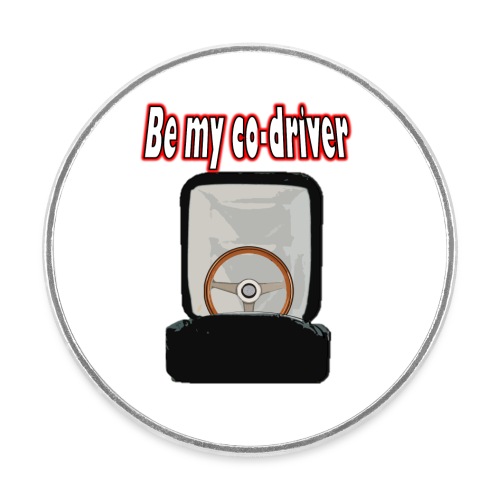 Be my co-driver - Magnet rond