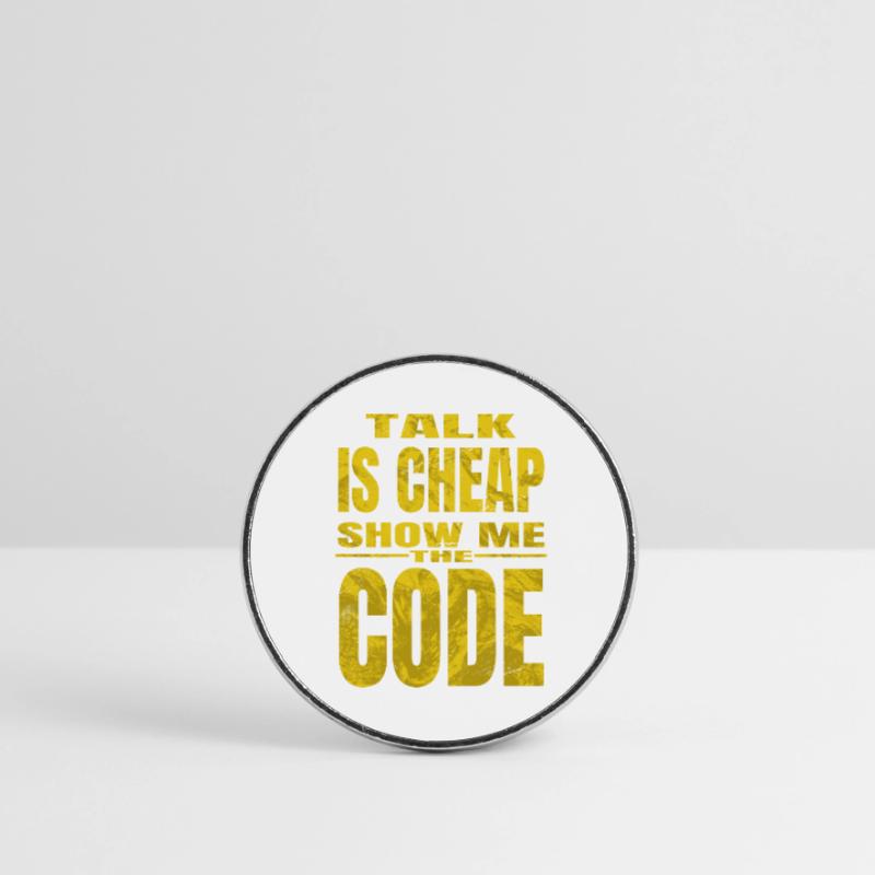 but i do computer science gift idea hacking coding Runder Kühlschrankmagnet