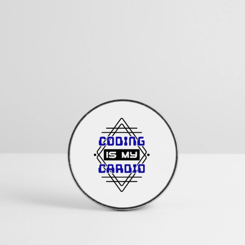 Cool Saying Développeur Coden Programmeur Code Magnet rond