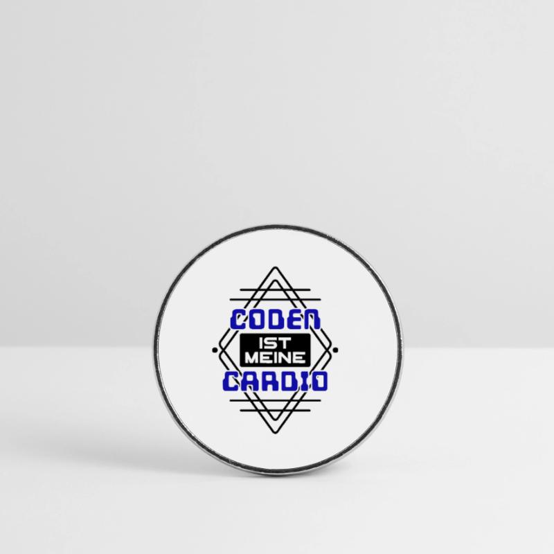 Software Developer Developer Cool Saying Coden Round  fridge magnet