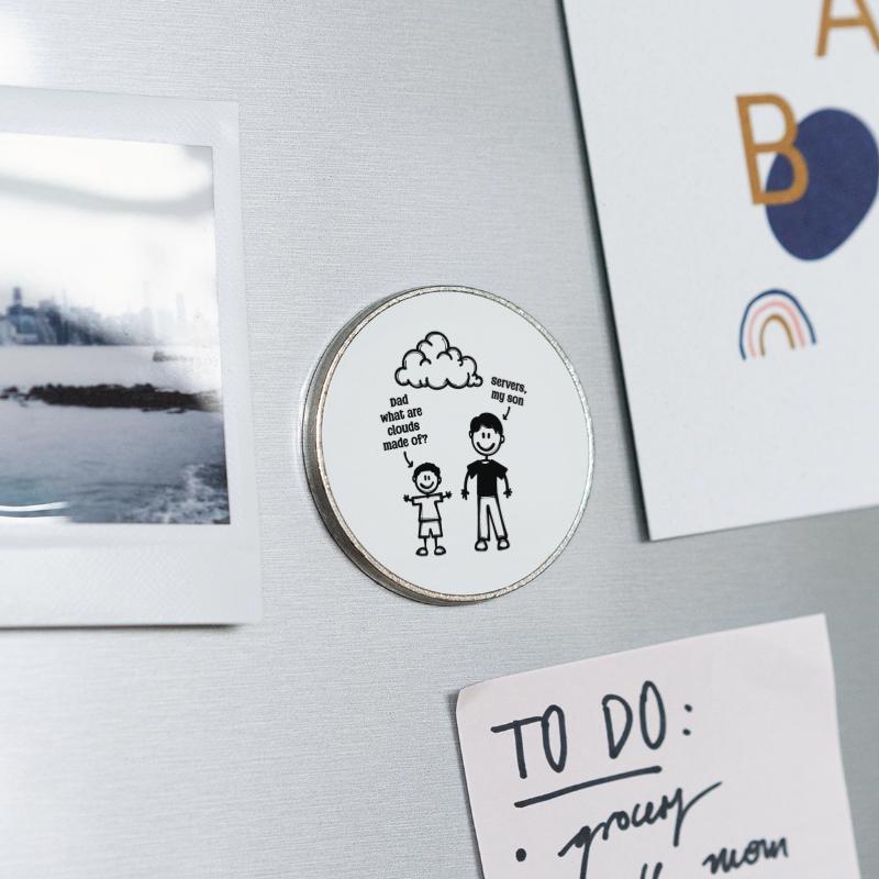 Runder Kühlschrankmagnet