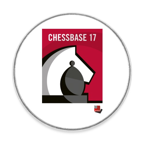 CHESSBASE 17 - Schach, Läufer, Springer - Imán de nevera redondo
