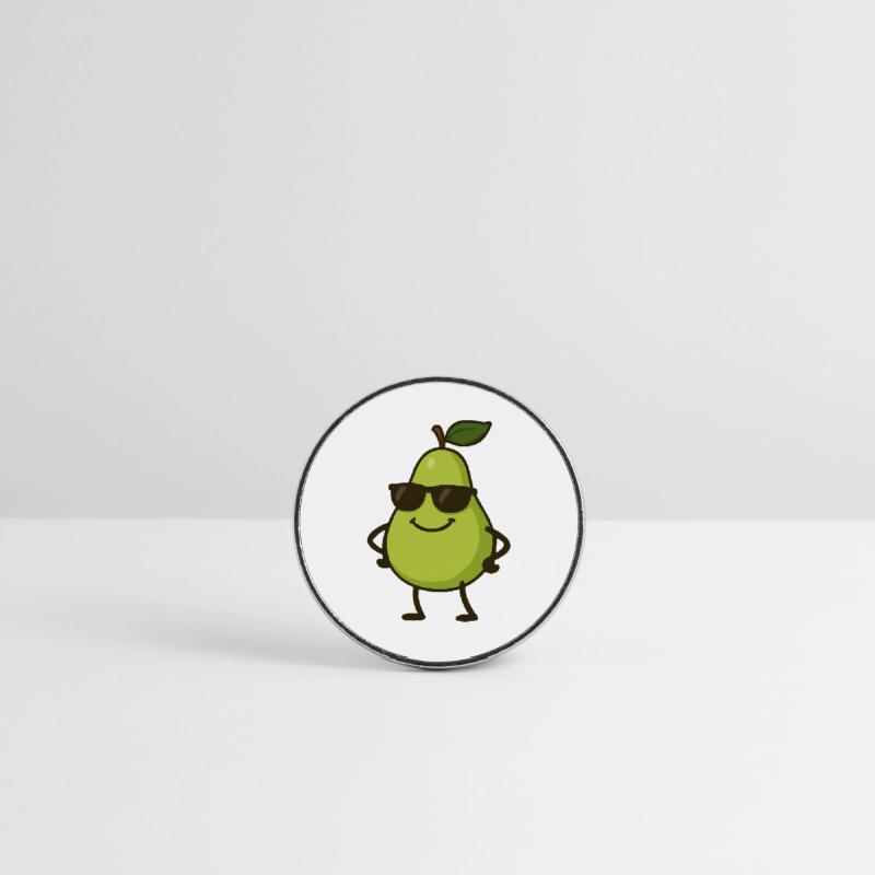 Round fridge magnet
