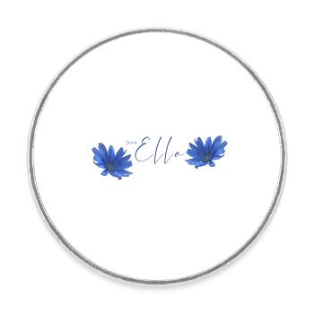 Ella Geburtstag Ella - Runder Kühlschrankmagnet - Weiß - Vorne