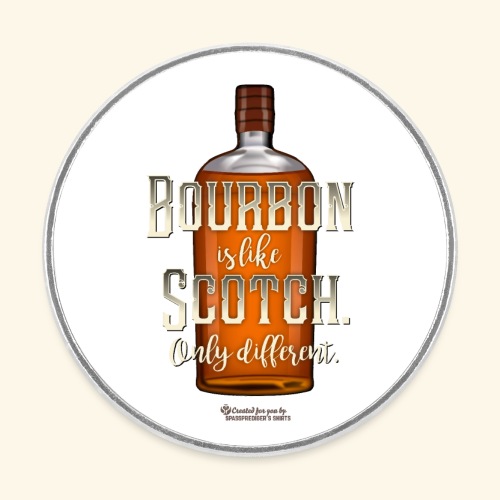 Bourbon Whiskey - Runder Kühlschrankmagnet