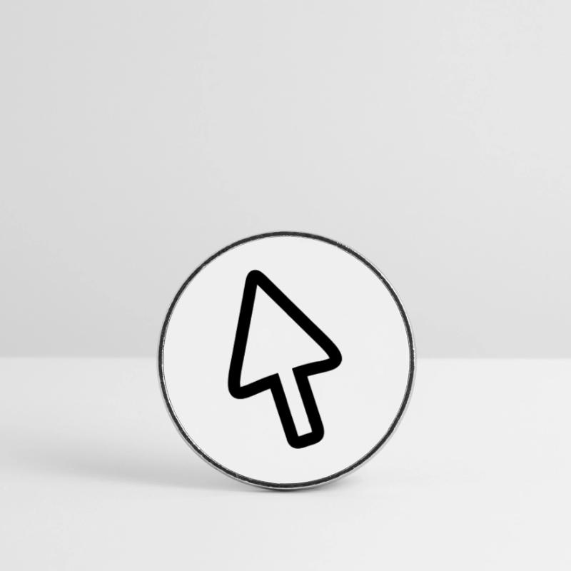 Mouse pointer mouse computer gift for gamers Round  fridge magnet