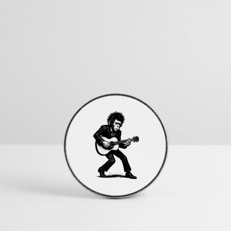 Auteur-compositeur-interprète | Le Singe Danseur Magnet rond