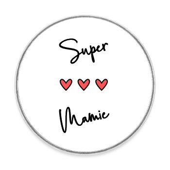 GRANNY. GRANDMA - Round  fridge magnet - white - Front