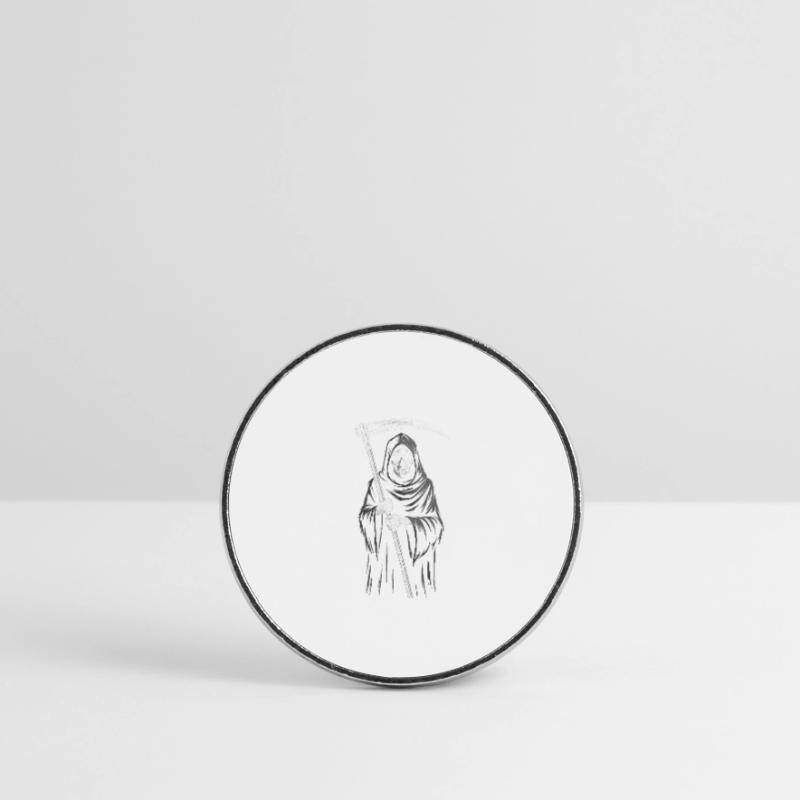 Grim Reaper - Superbe citation de Skeleton Time Magnet rond