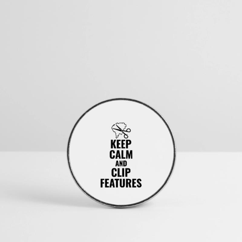 GIS Mapping Data Clip Features Spatial Geoinfo Round  fridge magnet