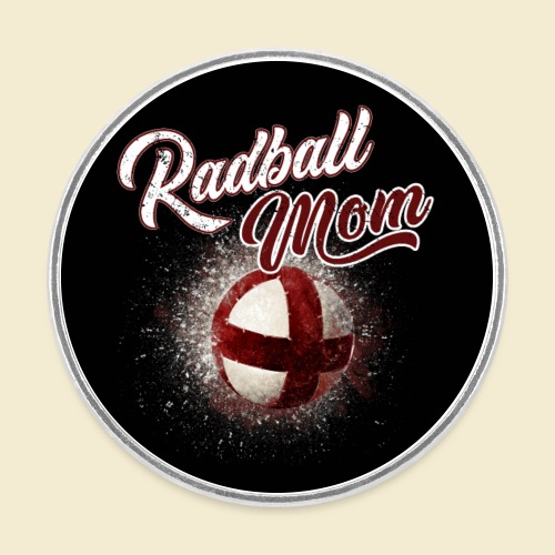 Radball | Mom Maske - Runder Kühlschrankmagnet