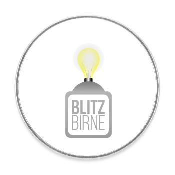 Ampoule à ampoule intelligente - Magnet rond - blanc - Devant
