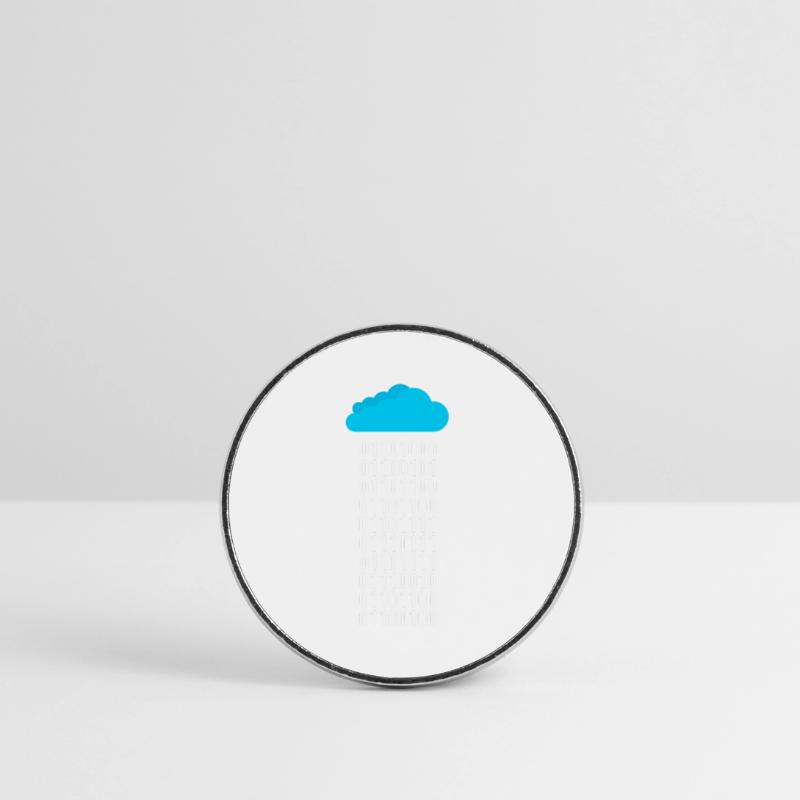 Programmer Computer Scientist Binary Code Coder Round  fridge magnet