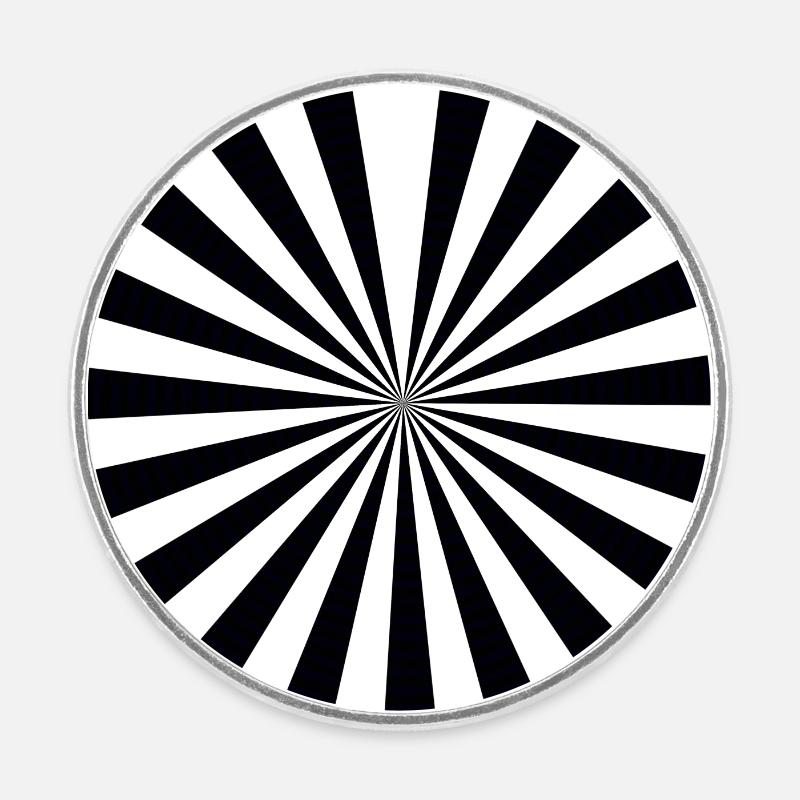 Le vide - Magnet rond - blanc