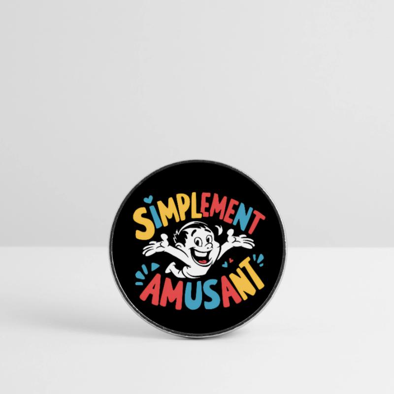 Simplement s'amuser, fêter son anniversaire Magnet rond