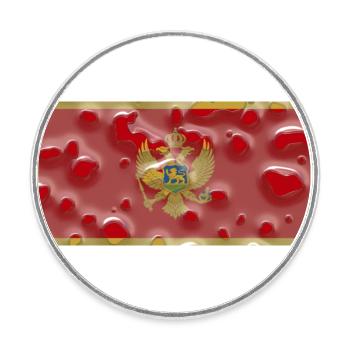 Montenegro Montenegro - Round  fridge magnet - white - Front
