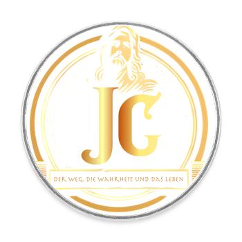 Jesus Christus von Nazareth Glaube Bibel Jesus - Runder Kühlschrankmagnet - Weiß - Vorne
