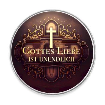 Jesus Christus von Nazareth Glaube Bibel Jesus - Runder Kühlschrankmagnet - Weiß - Vorne