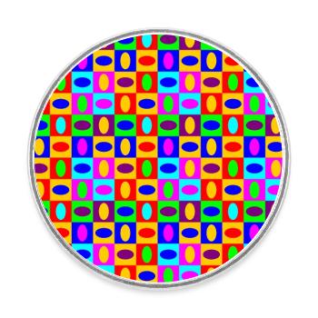 Rise Of Chaos - Round  fridge magnet - white - Front